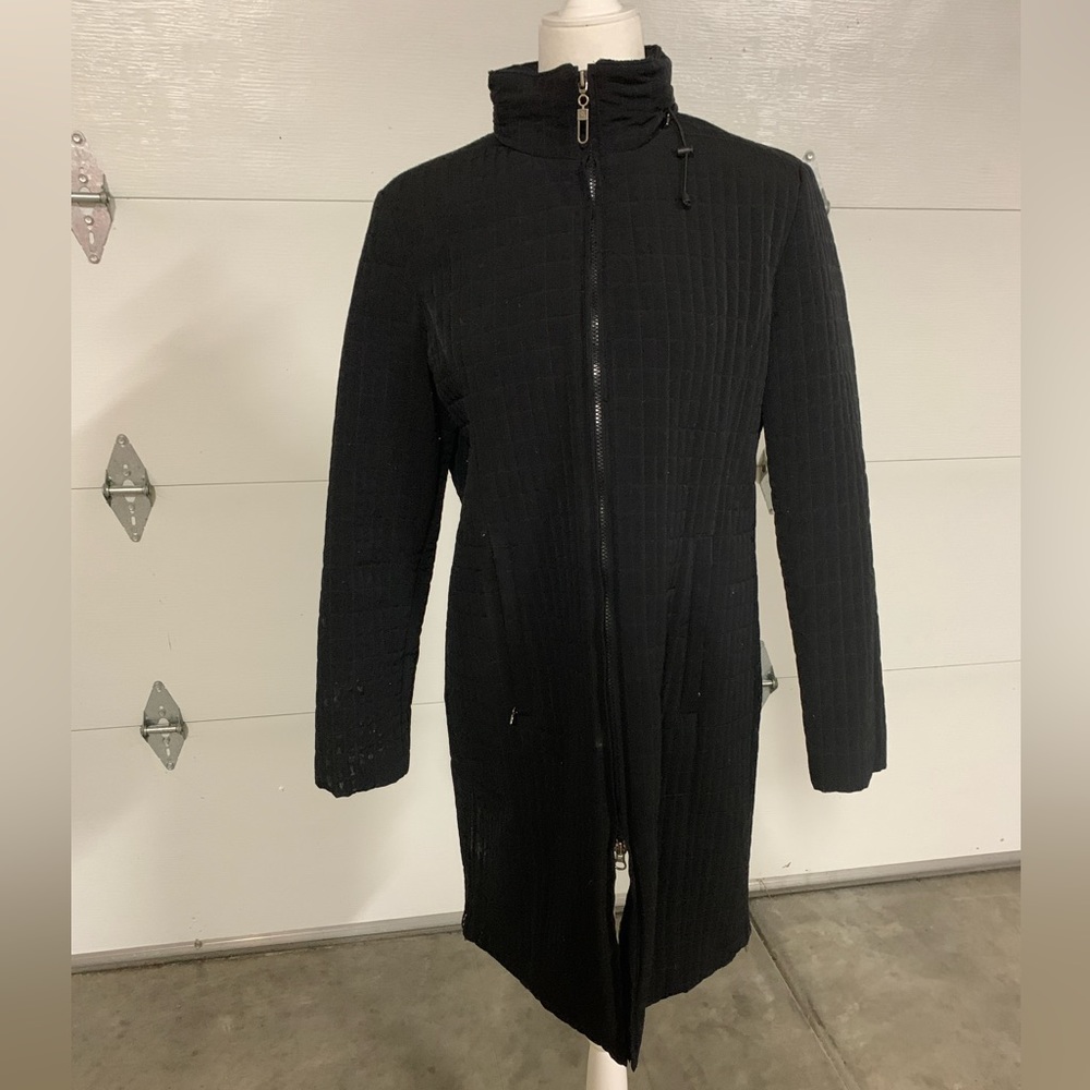 SOLD! Anne Klein Black Quilted Coat - M